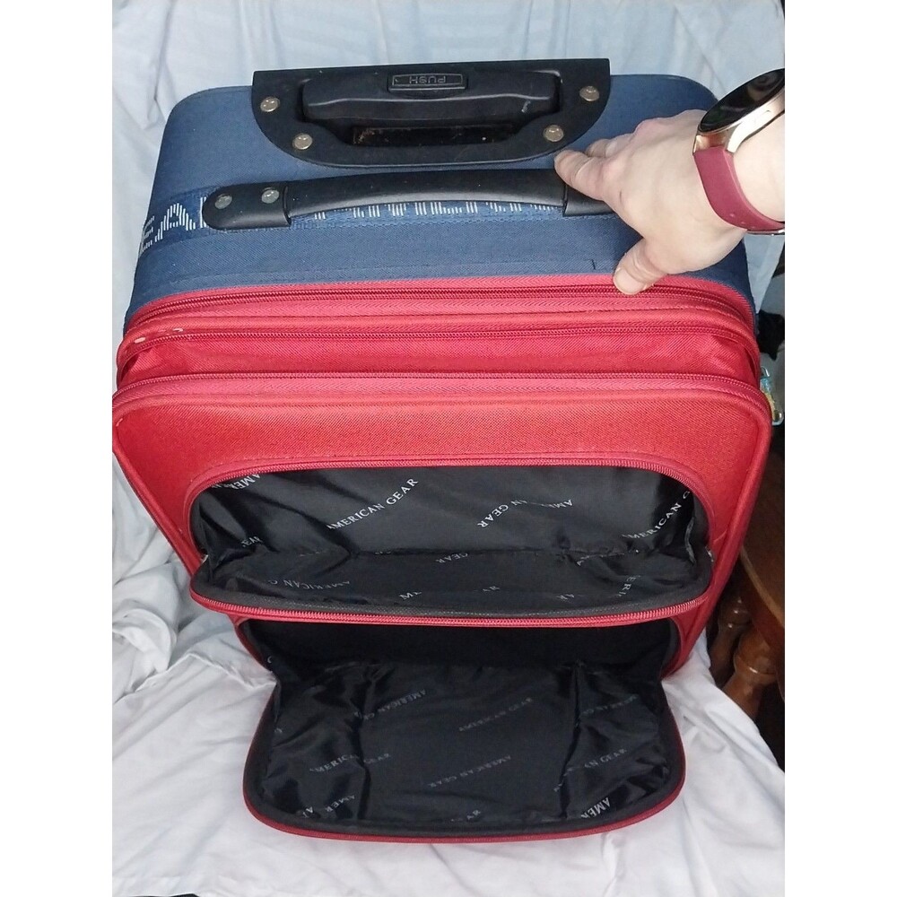 American Gear Suitcase – Lightweight Travel Luggage- Spinner Style 20'' - Picture 2 of 13